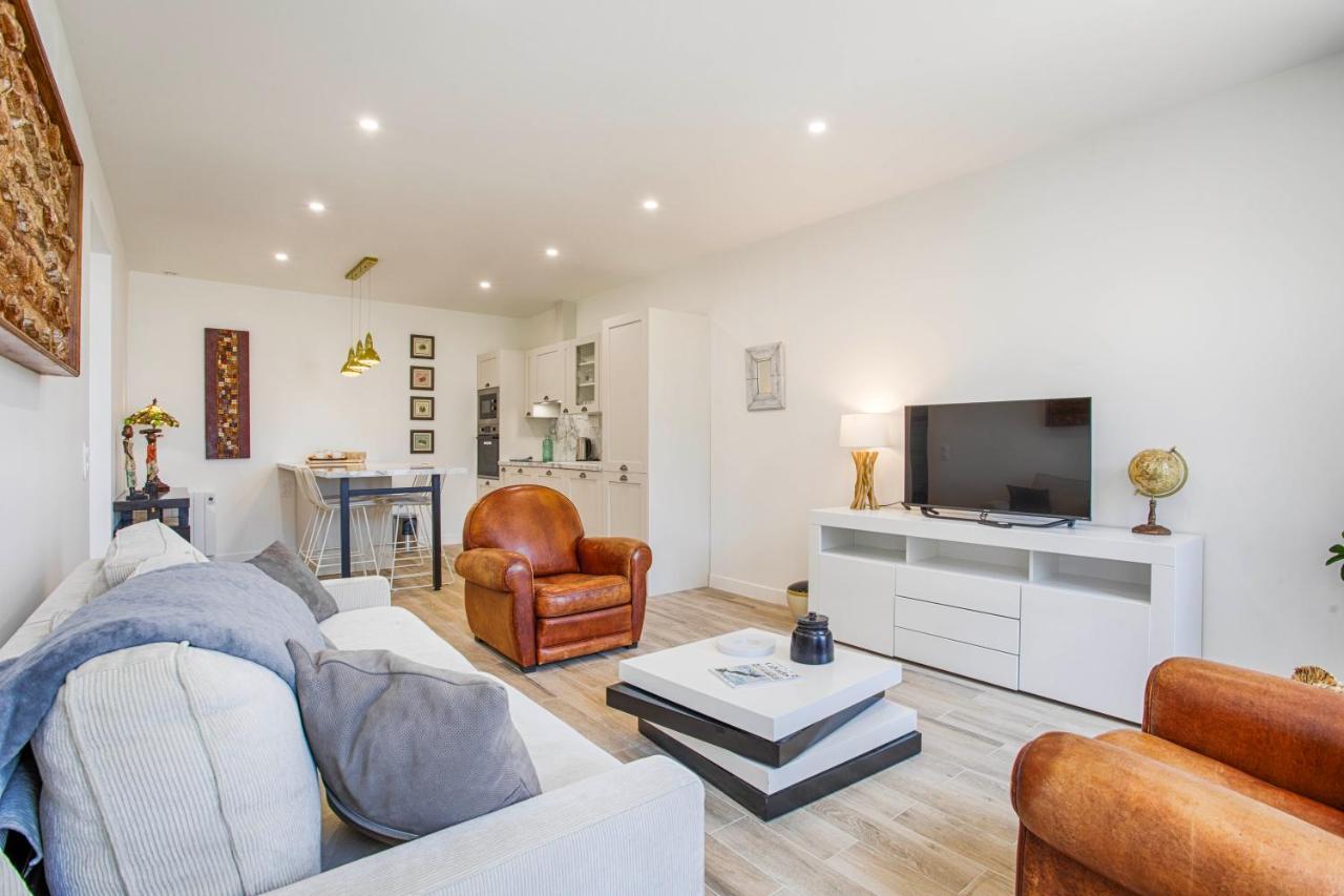 Appartement Grand Confort Bord De Mer Rez-De-Chaussee Residence La Vague Houlgate Bagian luar foto
