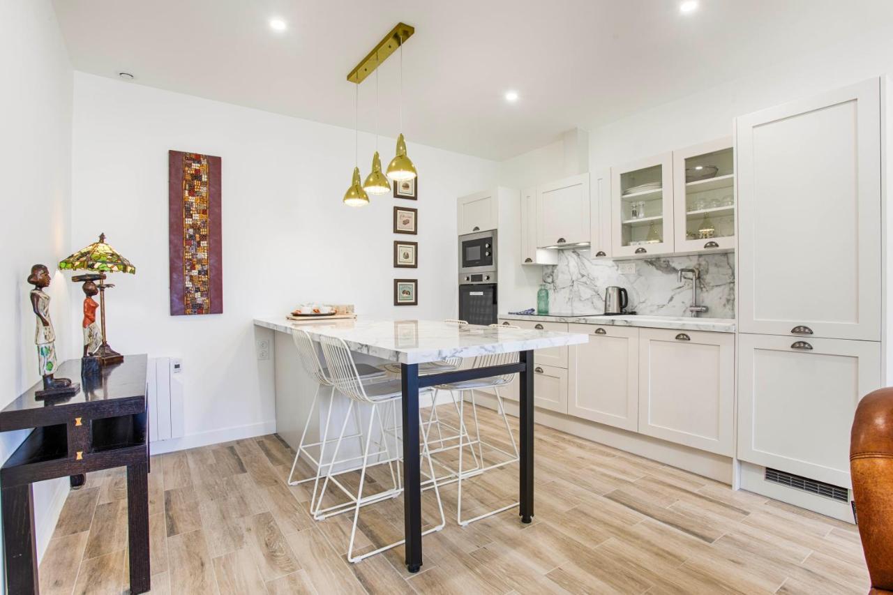 Appartement Grand Confort Bord De Mer Rez-De-Chaussee Residence La Vague Houlgate Bagian luar foto